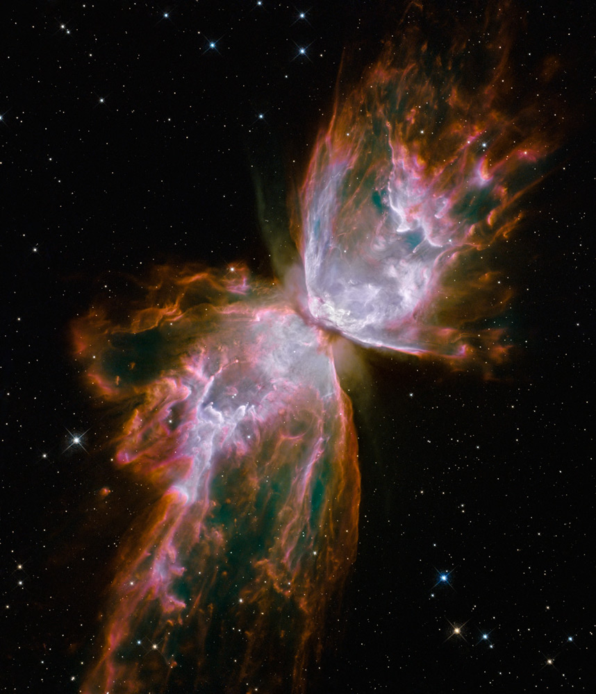 NGC 6302 (Butterfly Nebula, Bug Nebula) Credit: NASA, ESA, and the Hubble SM4 ERO Team